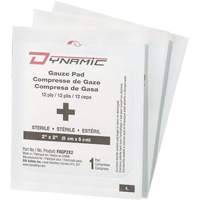 Dynamic Gauze, Pad, 2" L x 2" W, Sterile, Medical Device Class 1 Sécurité Médic