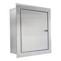 Recessed Stainless Steel Valve Cabinet Sécurité Médic