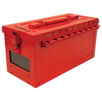 Petit boîtier verrouillable pour groupe, Rouge Sécurité Médic