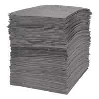Premium Meltblown Sorbent Pads, Universal, 15" x 18", 30 gal. Absorbancy Sécurité Médic