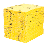 Premium Caution Pads, Universal, 15" x 18", 24.4 gal. Absorbancy Sécurité Médic