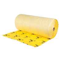 Premium Caution Rolls, Heavyweight, 150' L x 36" W, 57 gal. Absorbancy Sécurité Médic