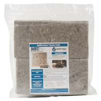 Spilltration Husky Pads, Oil Only, 16" x 16", 17.2 gal. Absorbancy Sécurité Médic