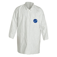 Lab Coat, Tyvek&reg; 400, White, 6X-Large Sécurité Médic