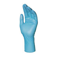 Gants jetables Solo Ultra 997, T-Grand, Nitrile, 4 mils, Sans poudre, Bleu Sécurité Médic