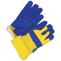 Fitter Gloves, One Size, Grain Cowhide Palm, Thinsulate Inner Lining Sécurité Médic