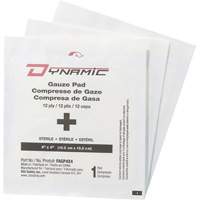 Dynamic Gauze, Pad, 4" L x 4" W, Sterile, Medical Device Class 1 Sécurité Médic
