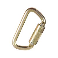 Carabiner, Steel, 5000 lbs Capacity Sécurité Médic