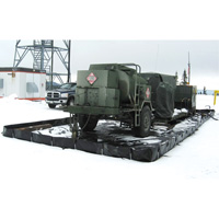 Insta-Berm L-Rod, 1122 US gal. Capacity, 10' W x 15' L x 12" H, L-Bracket Sécurité Médic