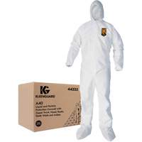 Combinaisons Kleenguard A40, 2T-Grand, Blanc, Microporeux Sécurité Médic