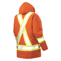 Parka de s&eacute;curit&eacute;, Orange haute visibilit&eacute;, Grand Sécurité Médic