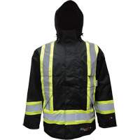 Insulated Jacket, Polyester/Polyurethane, Black, Small Sécurité Médic