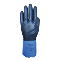 Gants enti&egrave;rement tremp&eacute;s et r&eacute;sistants aux produits chimiques Summitech, Taille Petit/7, 11,8" lo, Chloropr&egrave;ne, Doublure en Poly-coton, 59 mils Sécurité Médic
