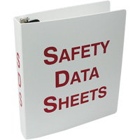 Plastic Safety Data Sheet Binder Sécurité Médic