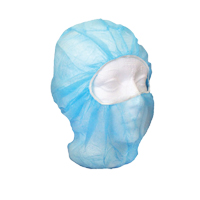 Disposable Balaclava Hood, Polypropylene, Blue Sécurité Médic