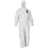 Kleenguard A40 Coveralls with Breathable Back, Large, Blue/White, Microporous/SMS Sécurité Médic