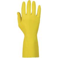 ChemStop Gloves, Size Small/7, 12" L, Latex, Flock-Lined Inner Lining, 12-mil Sécurité Médic