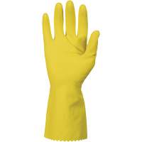 ChemStop Gloves, Size Small/7, 12" L, Latex, Flock-Lined Inner Lining, 12-mil Sécurité Médic