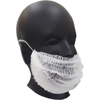 Beard Covers, Polypropylene, White Sécurité Médic