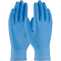 Disposable Gloves, Small, Nitrile, 4-mil, Powder-Free, Blue Sécurité Médic