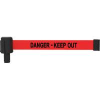 PLUS Banner Cassette, Danger; Keep Out, 15', Red Tape Sécurité Médic