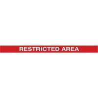 Tough-Mark Heavy-Duty Floor Marking, Rectangle, 48" L x 4" W, Red, Polyethylene Sécurité Médic