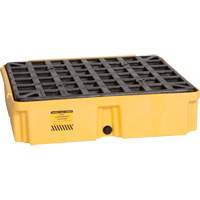 Plateforme de d&eacute;versement modulaire, Capacit&eacute; de d&eacute;versement 15 gal. US, 26" x 26,25" x 6,5" Sécurité Médic
