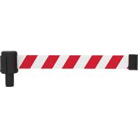 PLUS Banner Cassette, Blank, 15', Red and White Tape Sécurité Médic