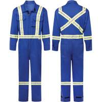 Avenger 7 oz. Flame Resistant Coveralls, Size 34, Royal Blue Sécurité Médic