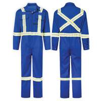 Nomex&reg;Essential 6 oz. Deluxe Coveralls, Size 34, Royal Blue Sécurité Médic