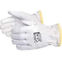 Endura&reg; Flame-Resistant Anti-Static Driver's Gloves, Small, Grain Goatskin Palm, Rhovyl&reg; Inner Lining Sécurité Médic