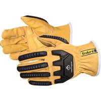 Endura&reg; Anti-Impact Driver's Gloves, X-Small, Grain Goatskin Palm, Kevlar&reg; Inner Lining Sécurité Médic