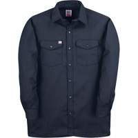 Long-Sleeved Twill Work Shirt, Men's, 4X-Large, Navy Blue Sécurité Médic