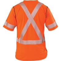T-shirt &agrave; manches courtes haute visibilit&eacute; Polartec Power Grid, Polyester, Petit, Orange Sécurité Médic