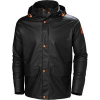 Gale Rain Jacket, Polyester/Polyurethane, Small, Black Sécurité Médic