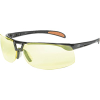 Prot&eacute;g&eacute; Safety Glasses with HydroShield Lenses, Amber Lens, Anti-Fog/Anti-Scratch, ANSI Z87+ Sécurité Médic