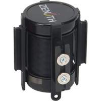 Cassette de ruban magn&eacute;tique pour barri&egrave;re de contr&ocirc;le des foules personnalis&eacute;e, 7', Ruban Noir Sécurité Médic