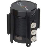 Cassette de ruban magn&eacute;tique pour barri&egrave;re de contr&ocirc;le des foules personnalis&eacute;e, 12', Ruban Noir Sécurité Médic