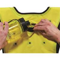 Veste refroidissante &agrave; &eacute;vaporation s&egrave;che &eacute;conomique Chill-Its 6687, Petit/Moyen, Jaune lime haute visibilit&eacute; Sécurité Médic