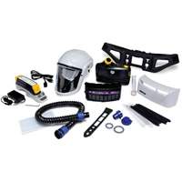 Trousse d'ensemble respirateur d'&eacute;puration d'air propuls&eacute; pour peintre Versaflo, Capuchon & visi&egrave;re, Pile Lithium-ion Sécurité Médic