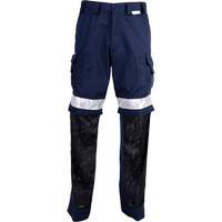 High Visibility Pants, Poly-Cotton, 32, Navy Blue Sécurité Médic