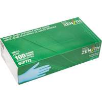 Puncture-Resistant Medical-Grade Disposable Gloves, Small, Nitrile, 4.5-mil, Powder-Free, Blue, Class 2 Sécurité Médic