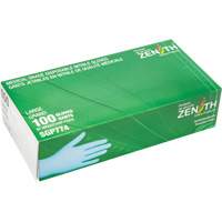 Puncture-Resistant Medical-Grade Disposable Gloves, Large, Nitrile, 4.5-mil, Powder-Free, Blue, Class 2 Sécurité Médic