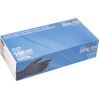 Puncture-Resistant Medical-Grade Disposable Gloves, Medium, Nitrile, 5-mil, Powder-Free, Black, Class 2 Sécurité Médic
