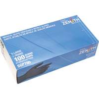 Puncture-Resistant Medical-Grade Disposable Gloves, X-Large, Nitrile, 5-mil, Powder-Free, Black, Class 2 Sécurité Médic