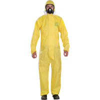 Microchem&reg; Medium-Duty Disposable Coveralls, Small, Yellow, Polypropylene Sécurité Médic