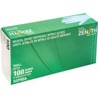 Puncture-Resistant Medical-Grade Disposable Gloves, Small, Nitrile, 3.5-mil, Powder-Free, Blue, Class 2 Sécurité Médic