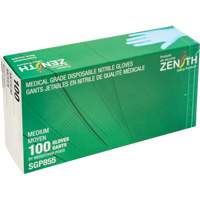 Puncture-Resistant Medical-Grade Disposable Gloves, Medium, Nitrile, 3.5-mil, Powder-Free, Blue, Class 2 Sécurité Médic