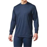 FR Base Layer Long Sleeve T-Shirt, Small, Navy Blue Sécurité Médic