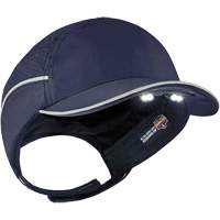 Skullerz&reg; 8965 Lightweight Bump Cap Hat with LED Lighting, Navy Blue Sécurité Médic
